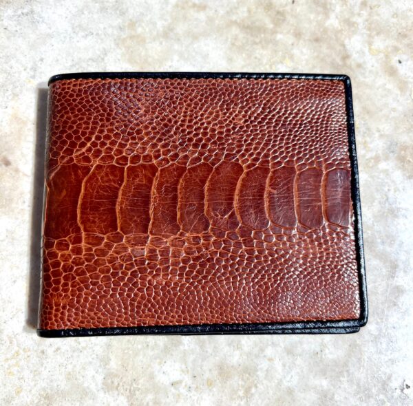 whisky ostrich leg wallet