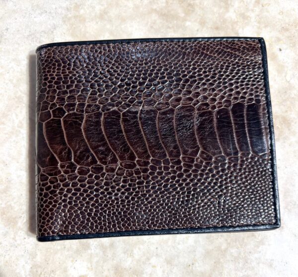 ostrich leg wallet