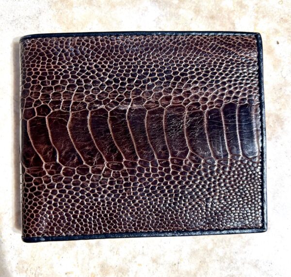 ostrich leg wallet