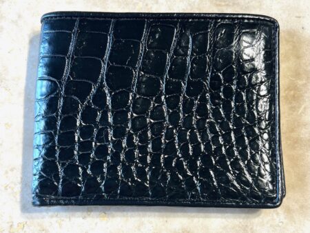 alligator wallet black