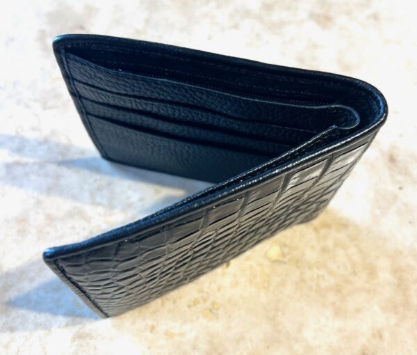 alligator wallet black